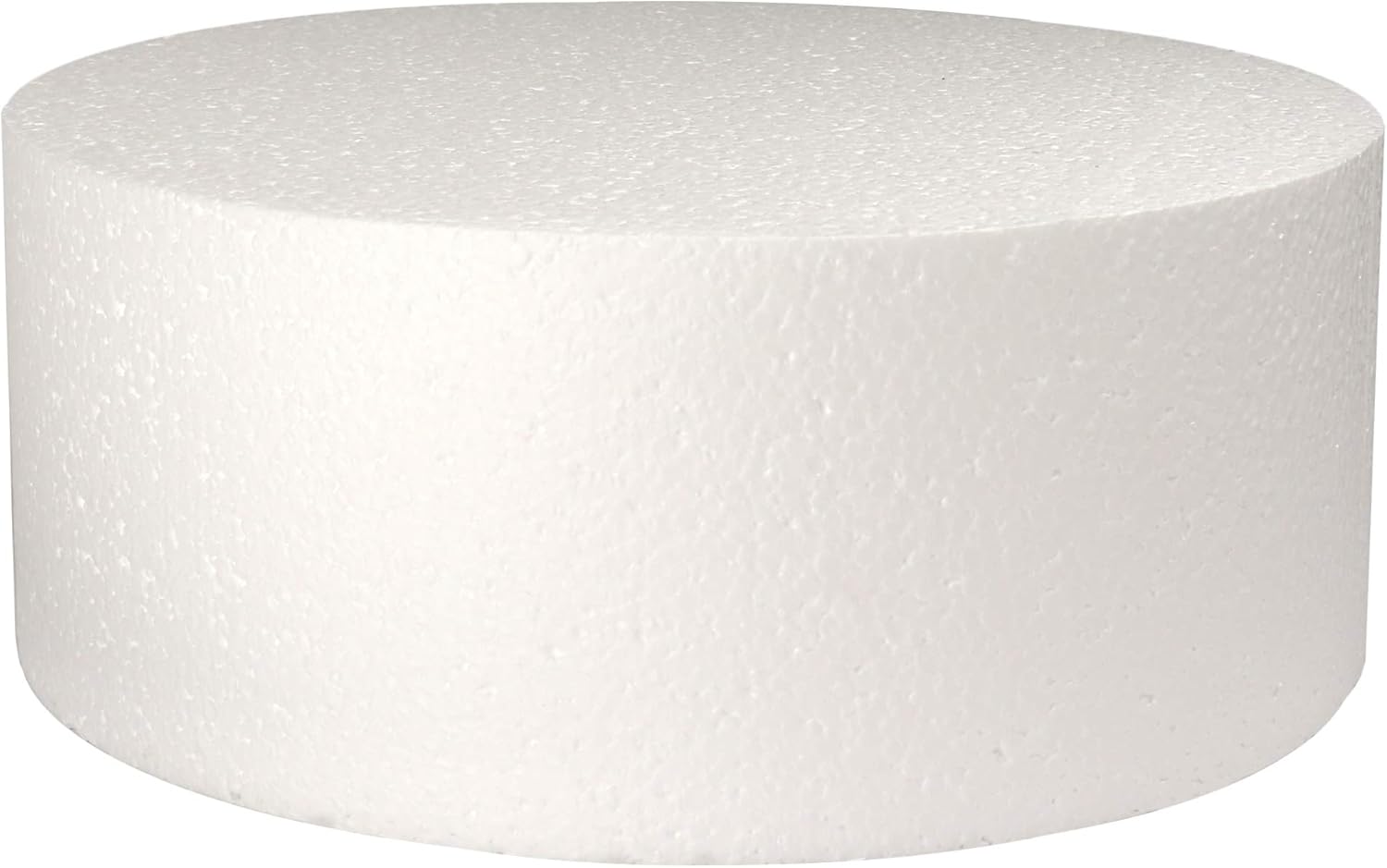 Round Cake Dummy, Styrene - 18 Inch Diameter x 4 Inch High