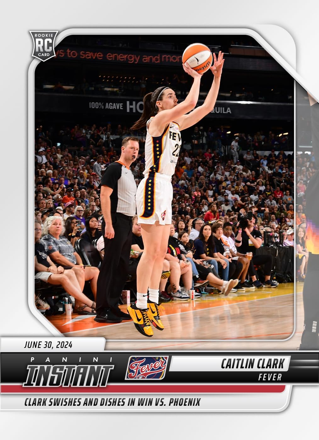 2024 Panini Instant WNBA Caitlin Clark #103 Indiana Fever Rookie RC Basketball Card Thumbnail