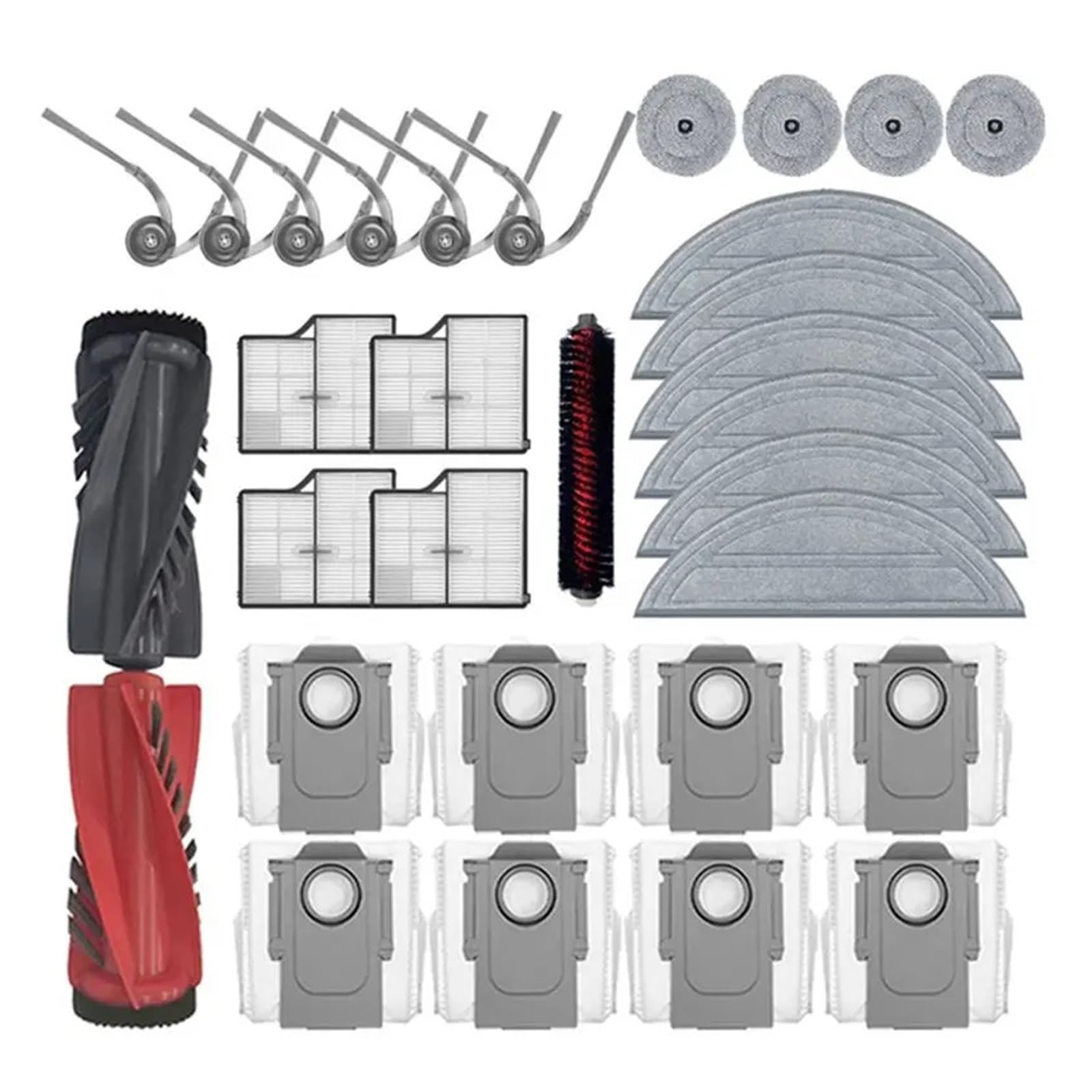 Generisch Rollenbürsten-Filter-Moppbeutel-Set for Combo-Staubsauger