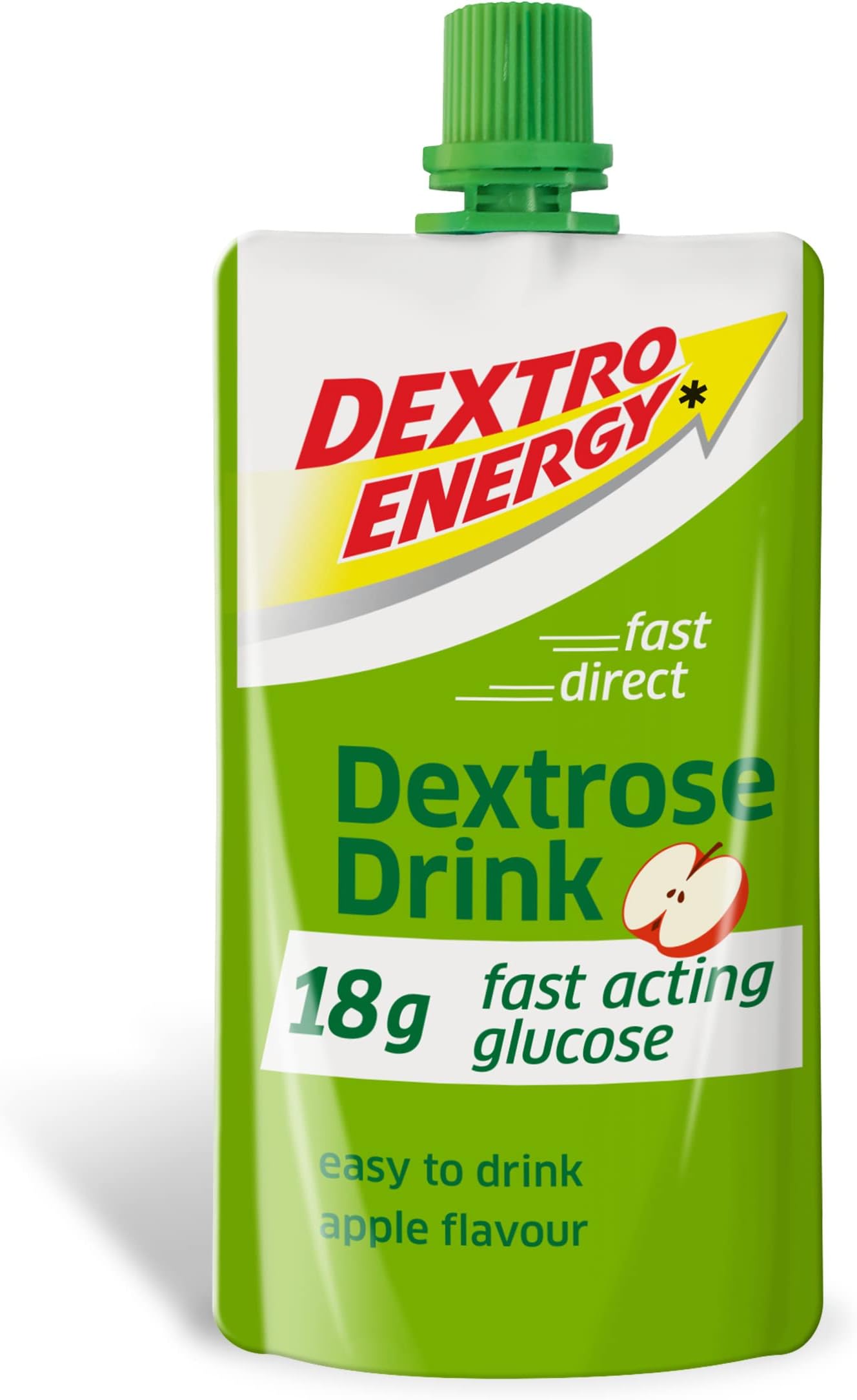 Dextro Energy Dextrose Drink, Apple, Liquid Glucose, Alternative to Glucose Tablets, 50ml Pack of 24