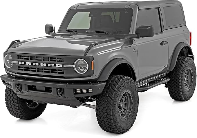 Estribos Rough Country OV2 para Ford Bronco 2021-2025 2 Puertas miniatura 5