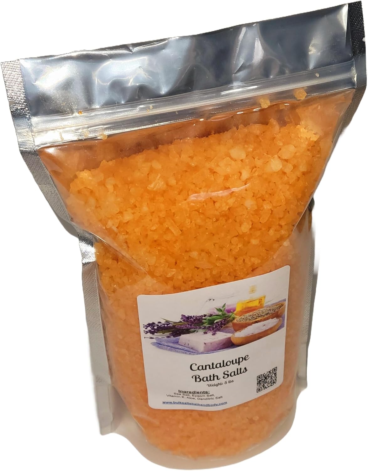 Bath Salts | 4lb Bag | Cantaloupe Scent