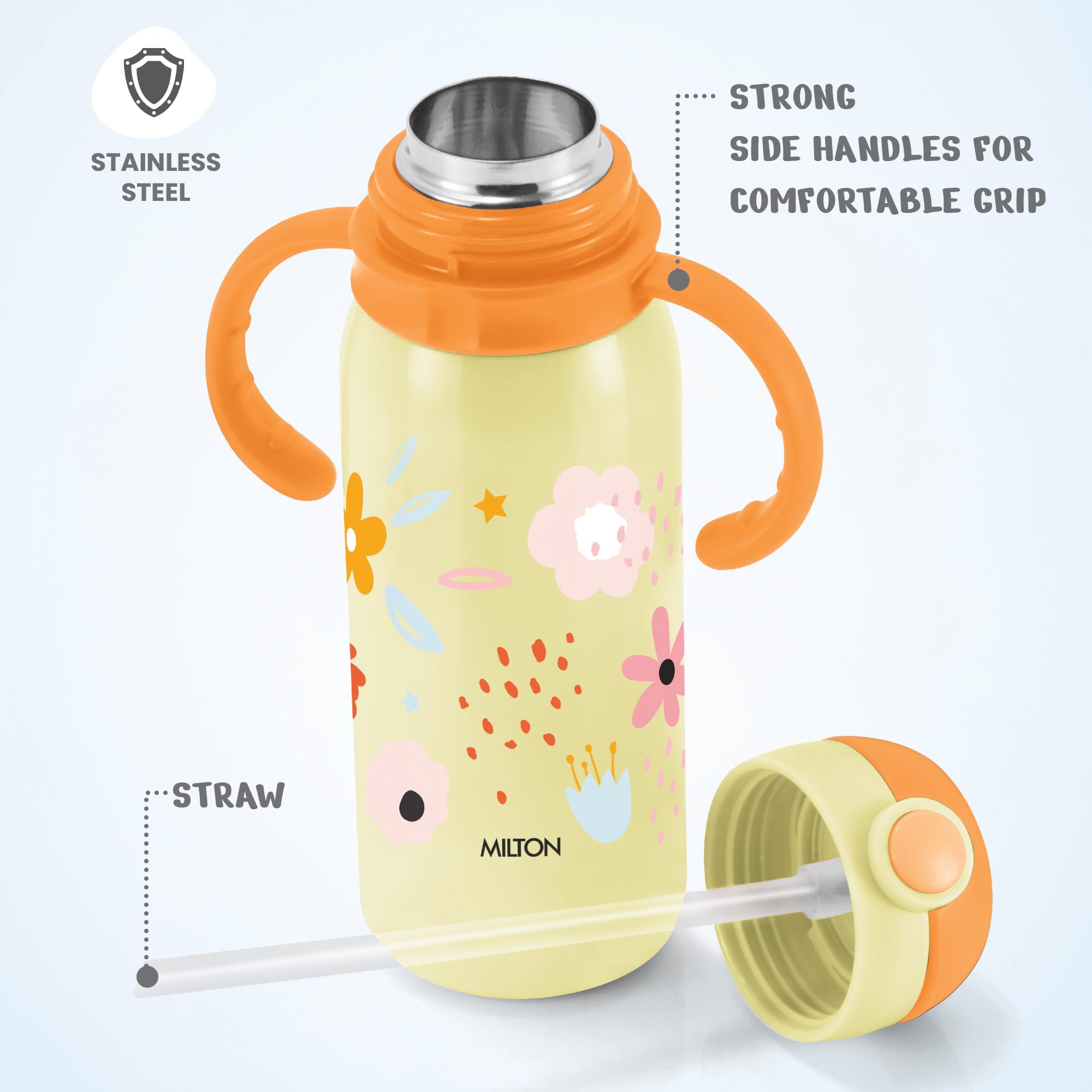 Milton Fountain 650 Stainless Steel Water Bottle -4