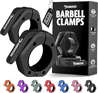 DMoose Fitness Barbell Clips 2 Inch (Pair)