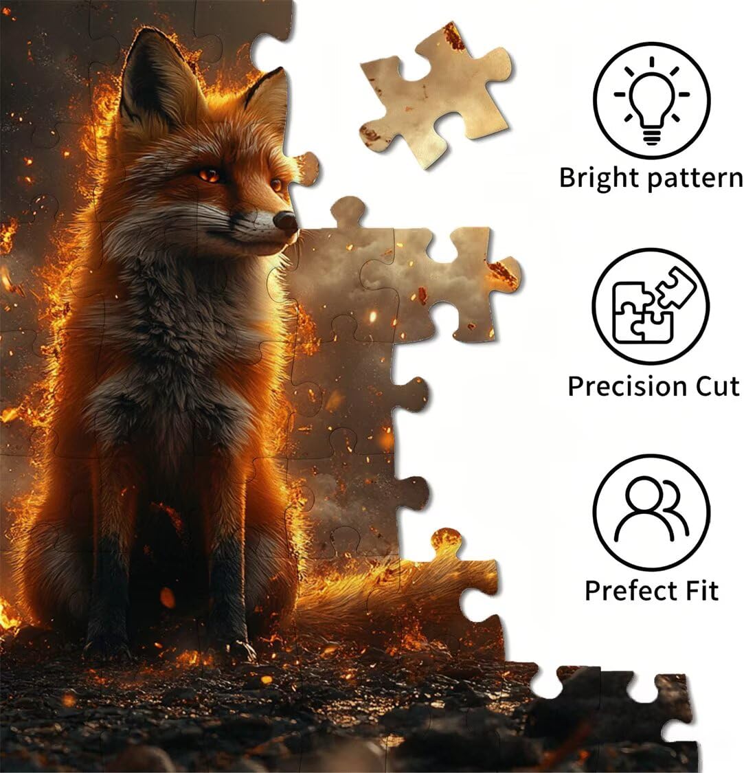 Puzzle dla dorosłych 6000, Fox Flame, 179x105cm, n-224