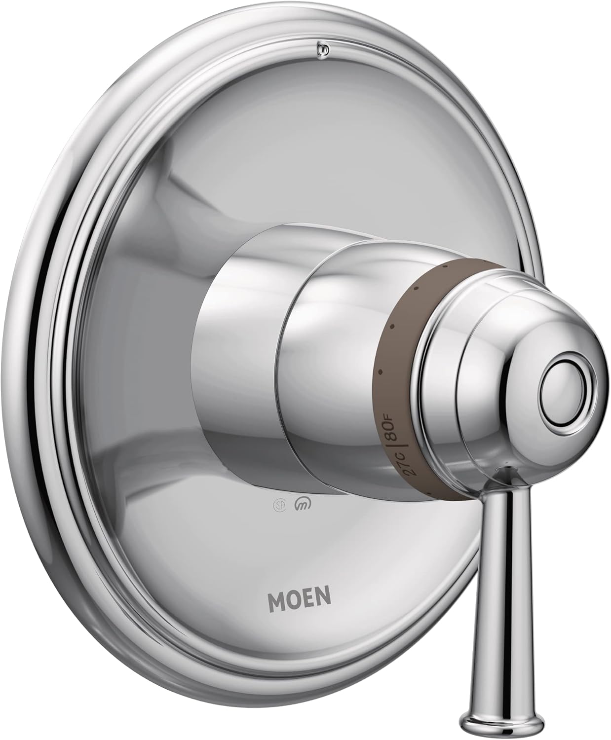 Moen Belfield Polished Nickel ExactTemp Thermostatic Valve Shower Trim Kit, Valve Required, T4411NL