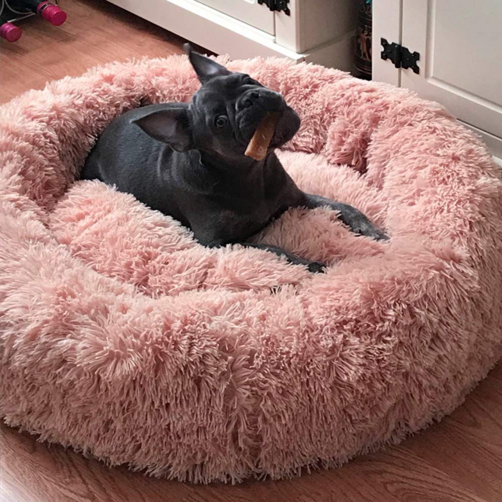 Kuscheliges Donut-Hundebett Für Kleine & Mittlere Hunde – Orthopädisch, Waschbar & Superweich (auch Für Katzen)