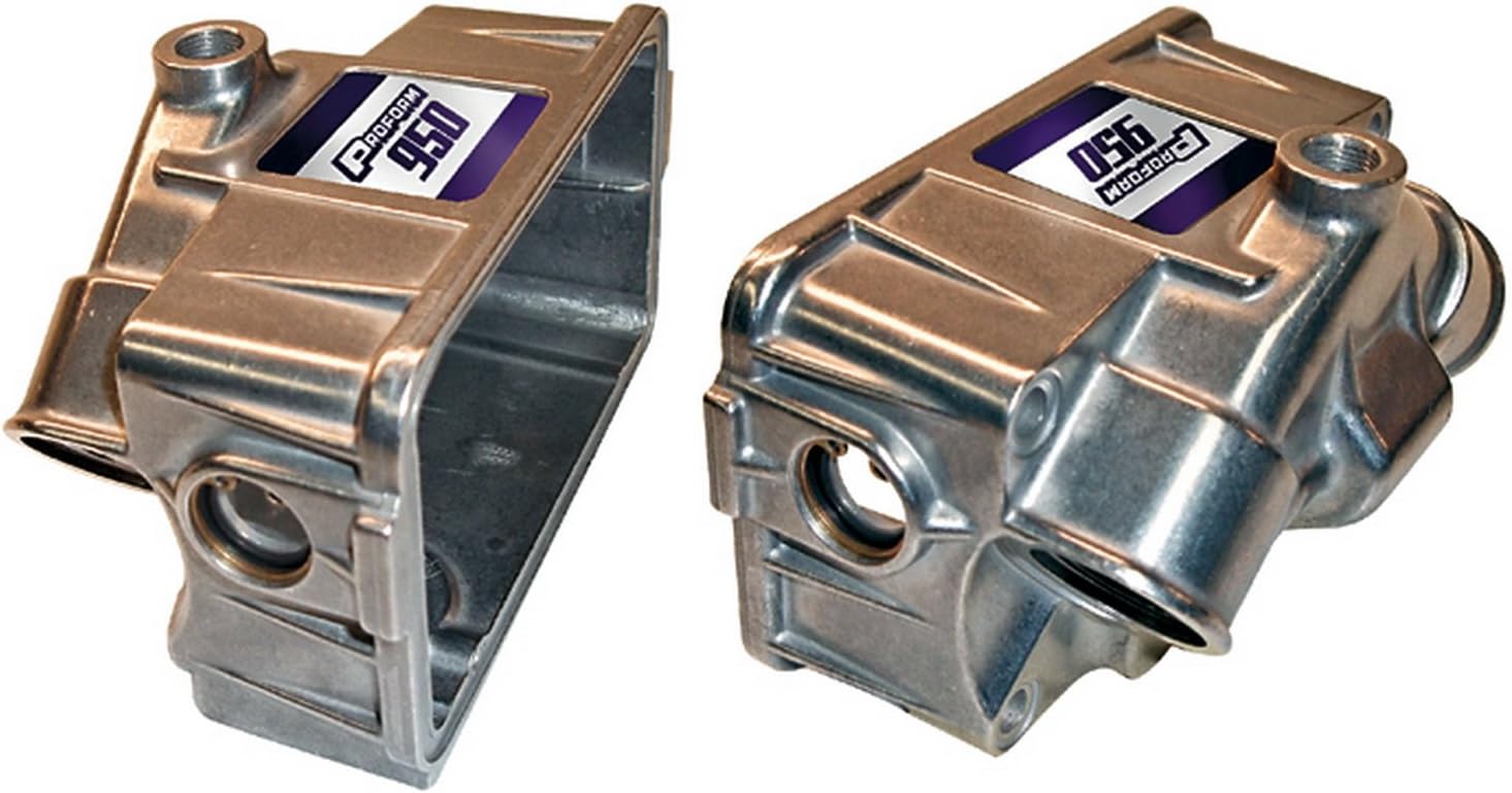 Proform 67162 Aluminum Center Hung Float Fuel Bowl Kit with Clear Sight Plugs and Gaskets for Holley 4150 Series