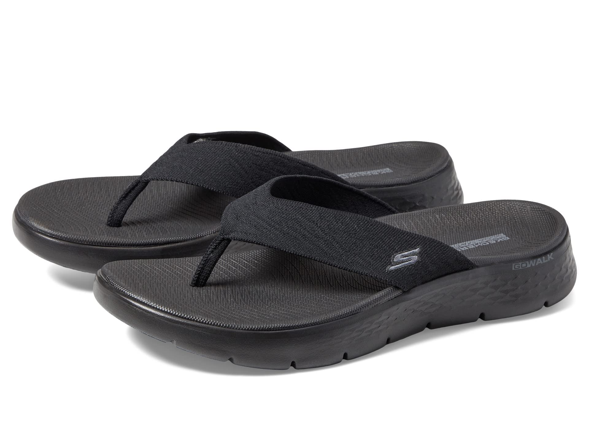 skechers goga max flip flops womens