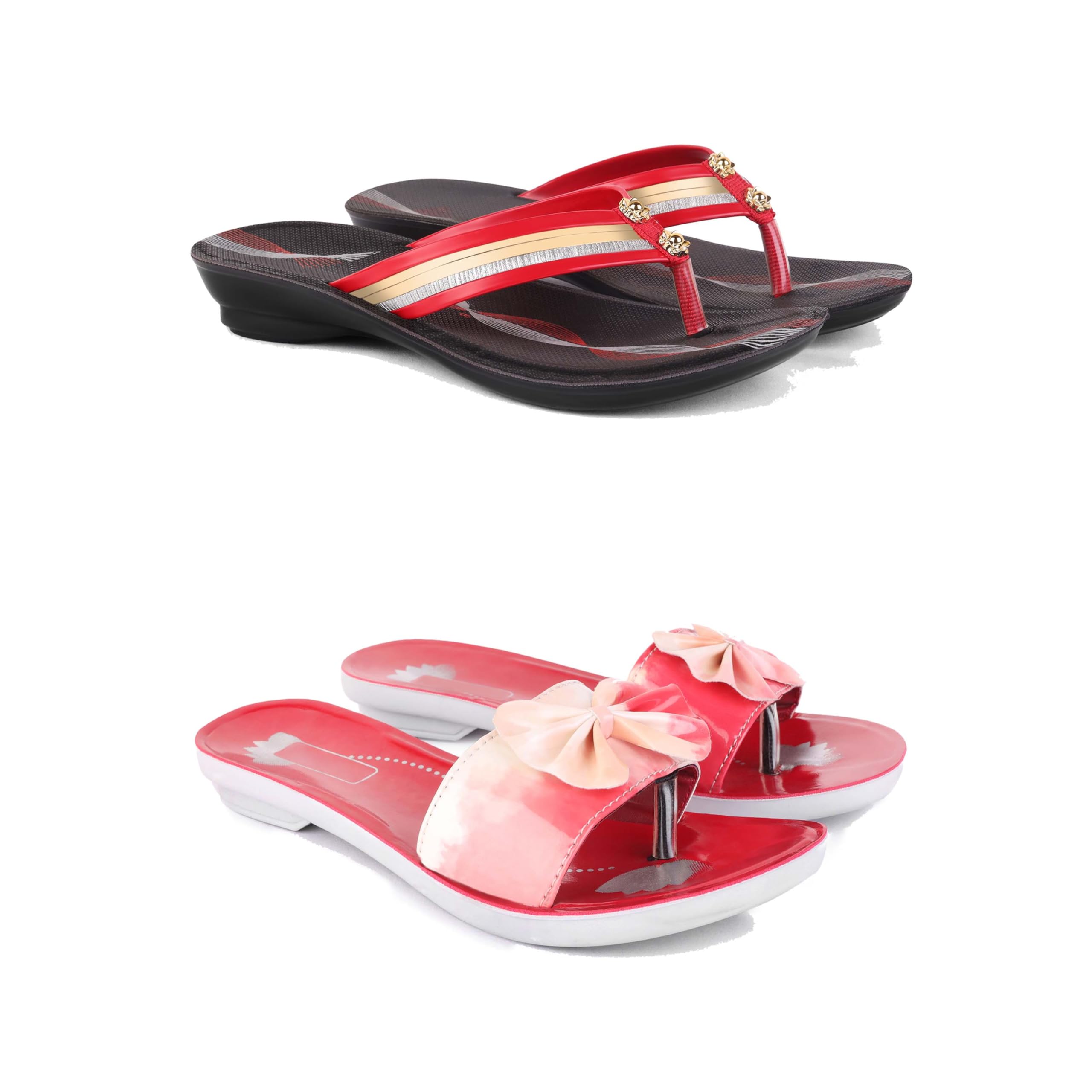 Women's Sandals | Lightweight Wear| Stylish & Easy to Wear For Women'S GRP-SAN-(2-COMBO)-1958-1964-picture-38