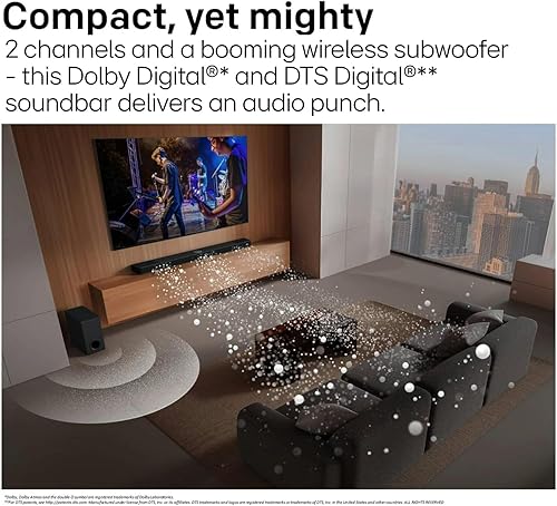 Miniatura 3 de LG Barra de sonido S40T de 2.1 canales con subwoofer inalámbrico, sinergia de TV, interfaz Wow, sonido AI Pro (nuevo modelo 2024)