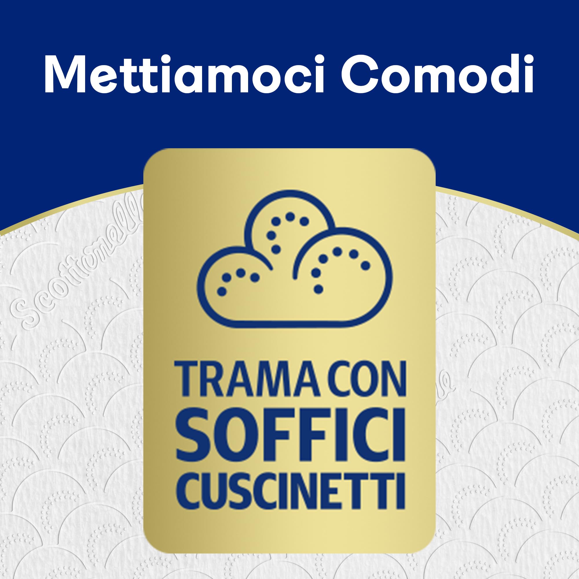Scottonelle Carta Igienica, Morbida e Resistente, Dermatologicamente testata, 84 Rotoli