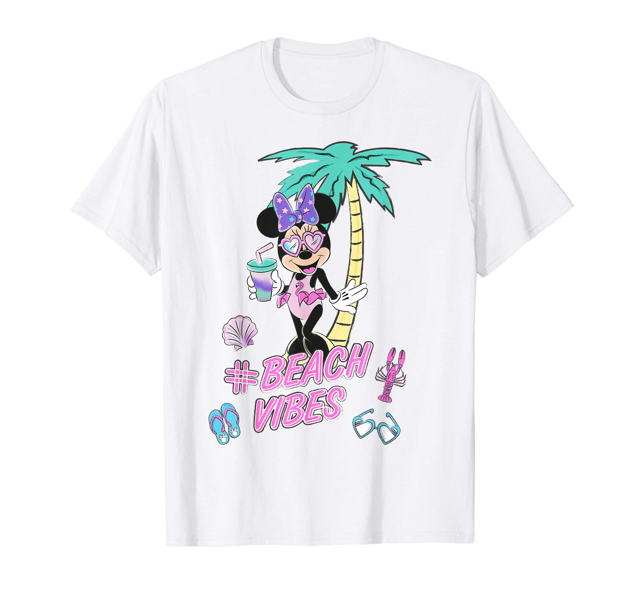 DisneyMinnie Mouse Unicorn Beach Vibes T-ShirtOEKO-TEX STANDARD 100