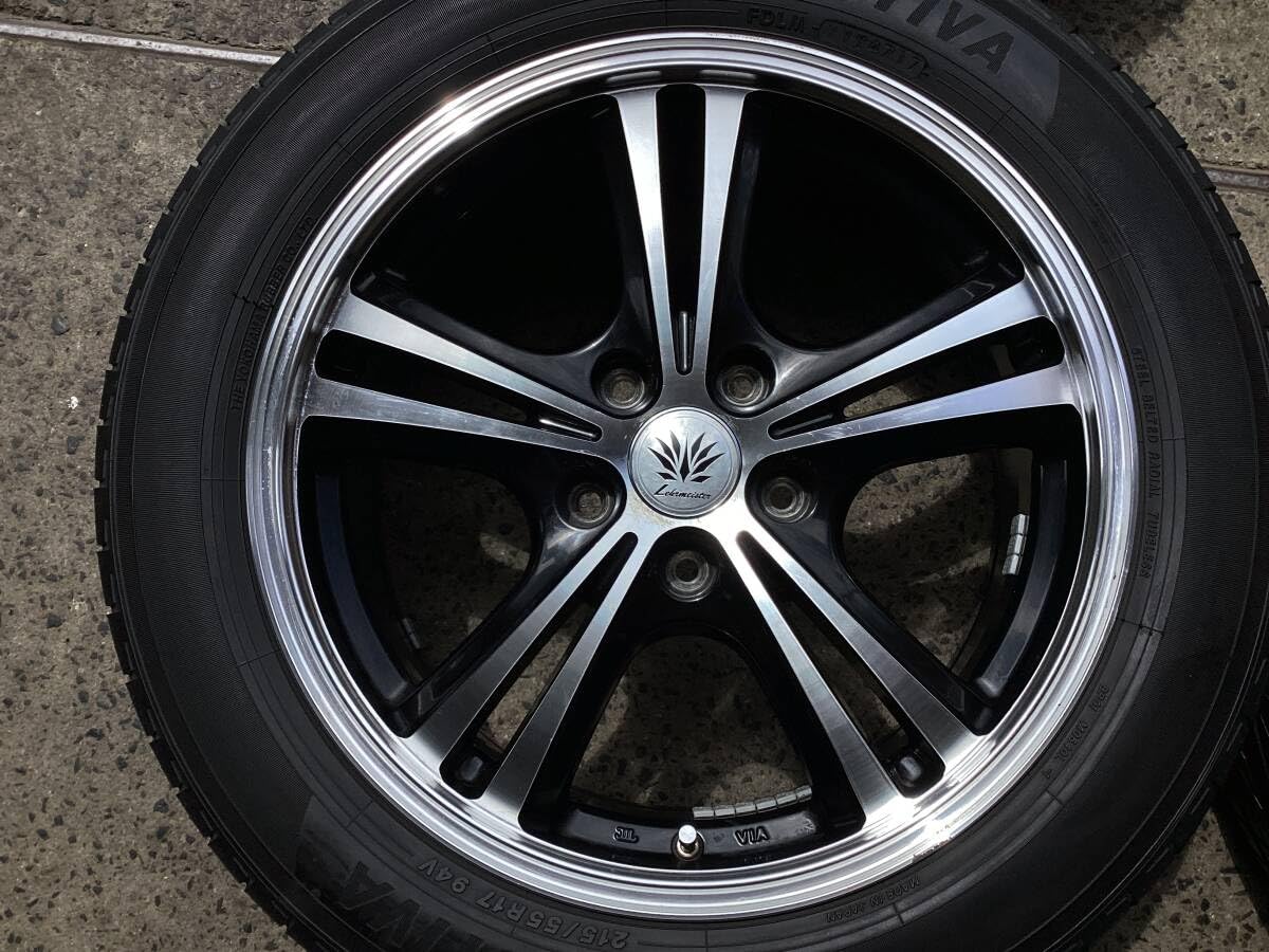 レアマイスターオリジナルペイント　17インチ Lehrmeister/レアマイスター】 LM SPORT☆マッドブラック♪17X7.5J+50