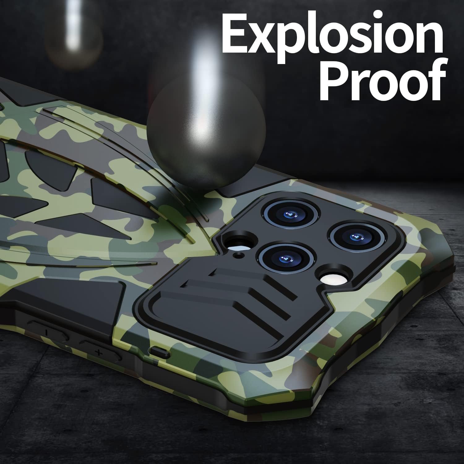 Lunivop case Compatible with for iPhone 14 Pro Max Case 2022 Cool with Screen Protector Military Grade Metal Rugged Silicone 360° Full Shockproof Phone Case Cover Heavy Duty
