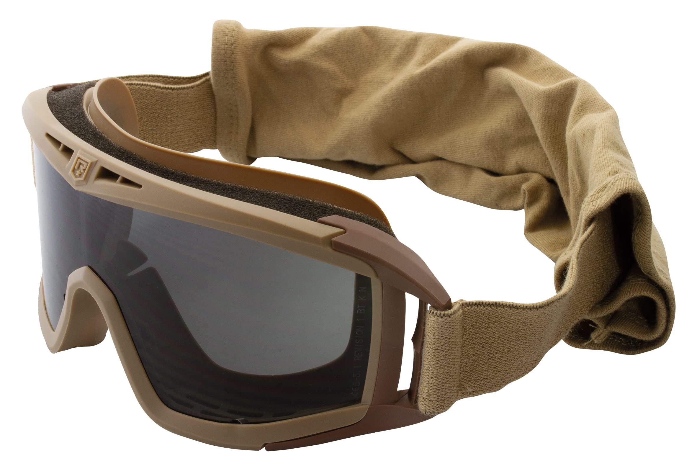 Revision Desert Locust Schutzbrille Essential Kit Clear & Smoke (Tan)
