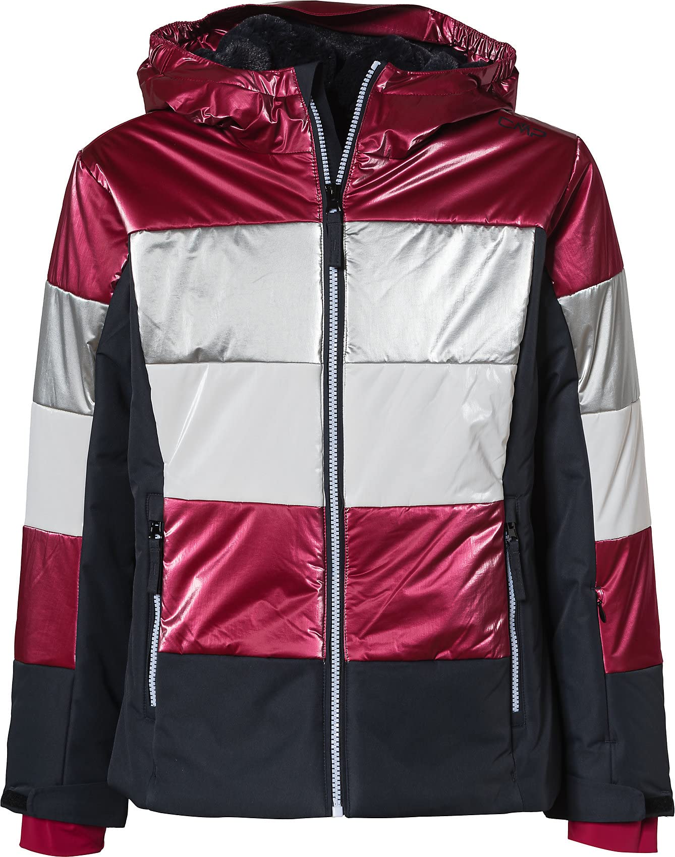 CMP Children's Ski Jacket with Fixed Hood Unisex Ski Jacket – Children and Teenagers