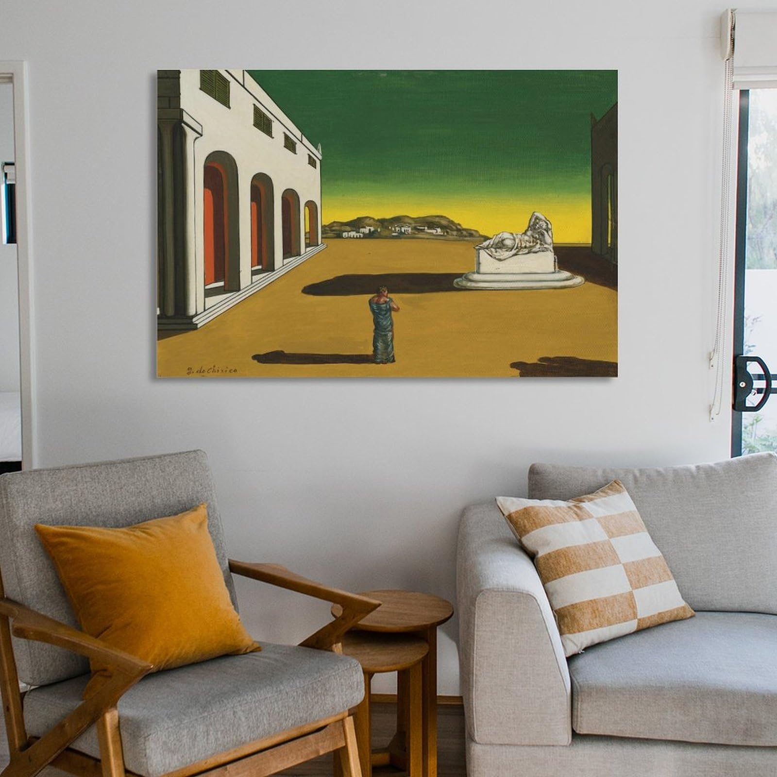 Amazon.co.jp: 画家 ジョルジョ・デ・キリコ 形而上絵画 秋の瞑想