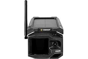 Vosker V300 LTE Wireless Outdoor Security Camera with Solar Panel: Experience the Future of Surveillance
