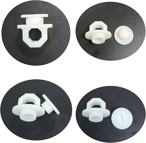 Miniatura 3 de Percha de borla de plástico para bolsa Bogg, 3 piezas, blanco, Blanco