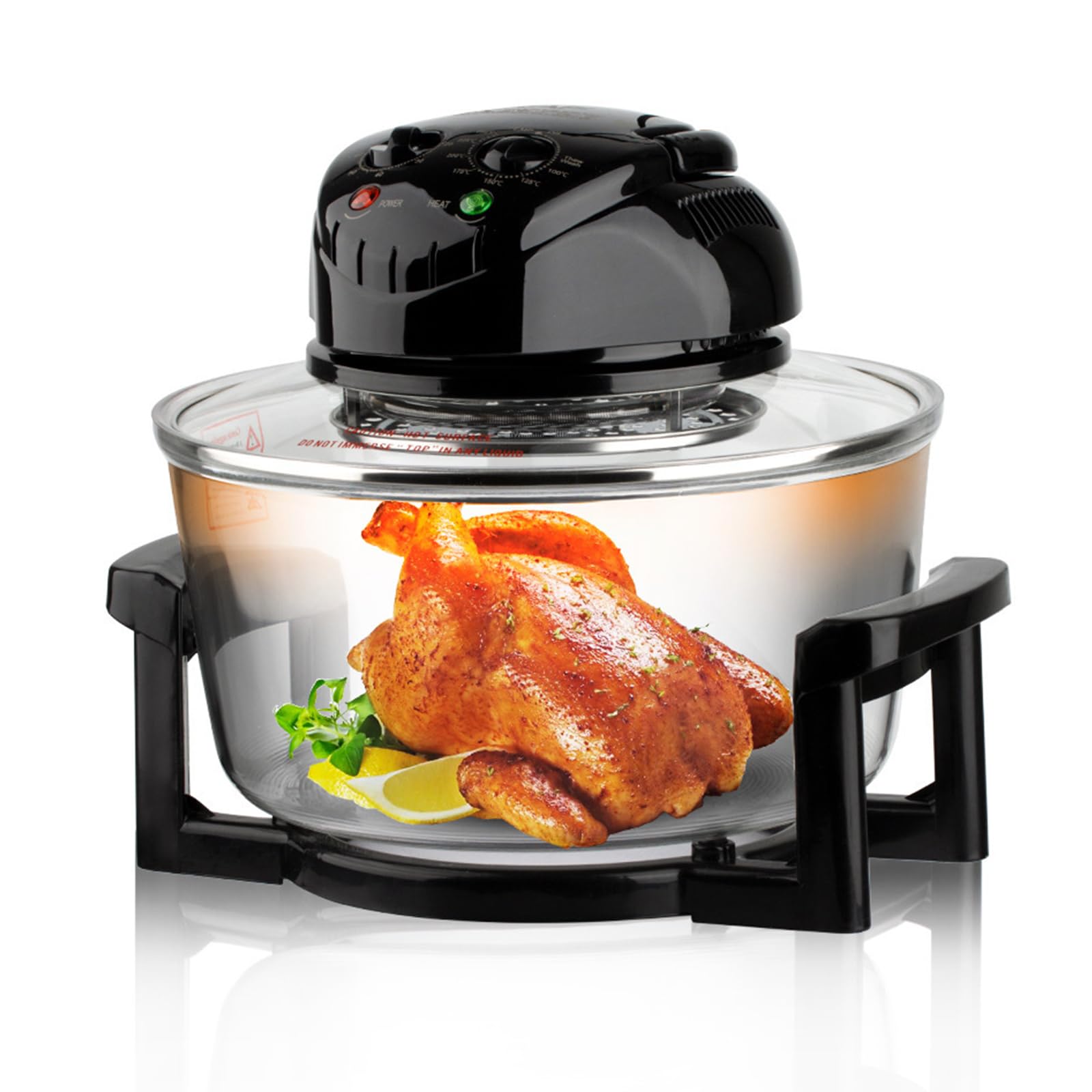 Friteuse à air halogène 12l avec four 3500w à circulation 360°