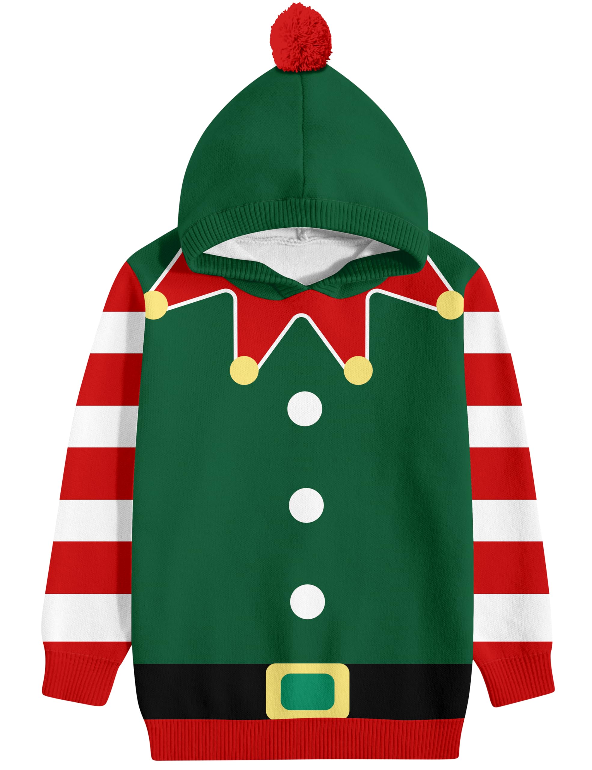 westwolfBoys Kids Ugly Christmas Sweater Girls Xmas Sweatshirt Pullover 2-7T
