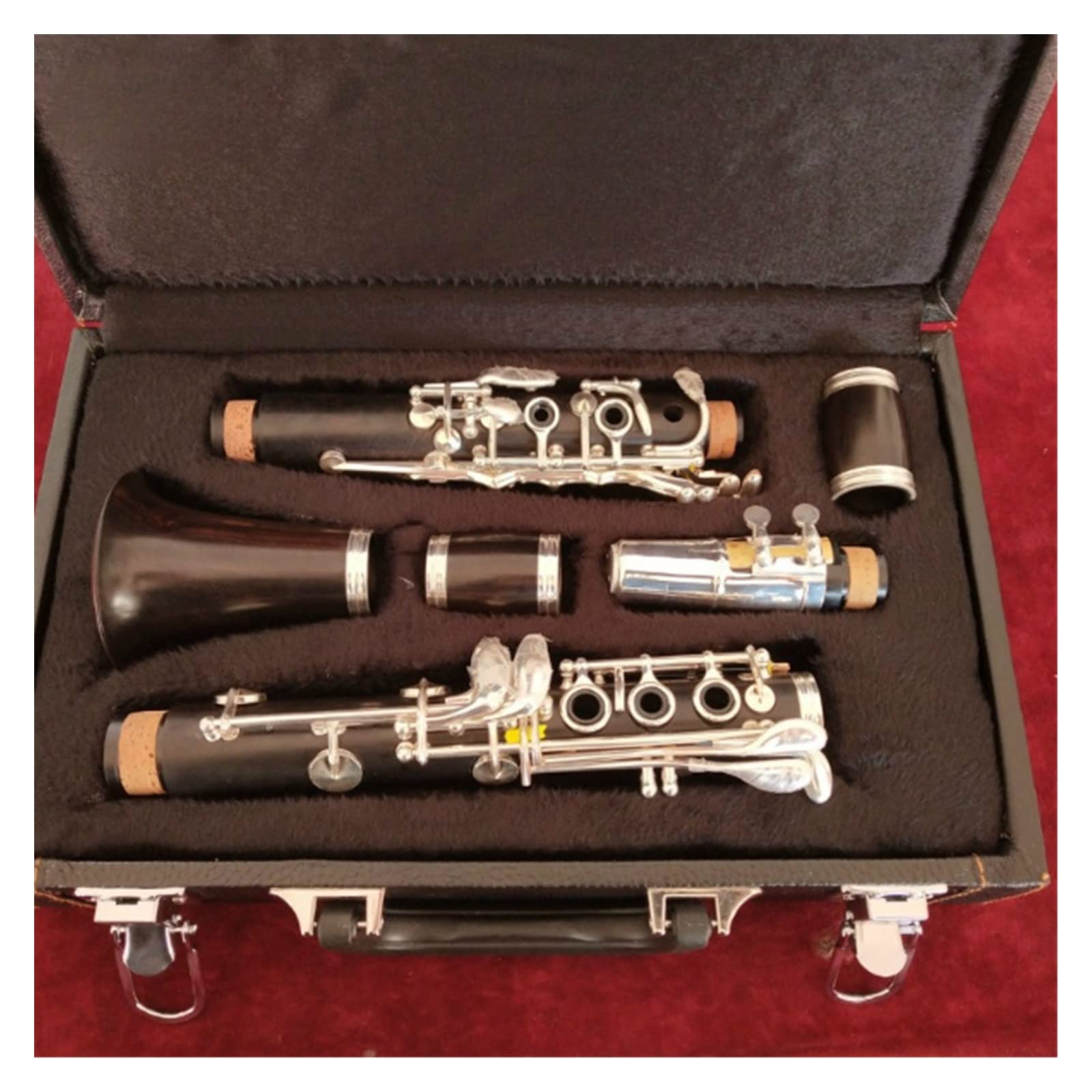 principianti Clarinetto Clarinetto A Chiave C Di Alta Qualità Strumenti A Fiato Professionali In Ebano Clarinetto Tubo Nero Buon Materiale E Suono Strumenti a fiato