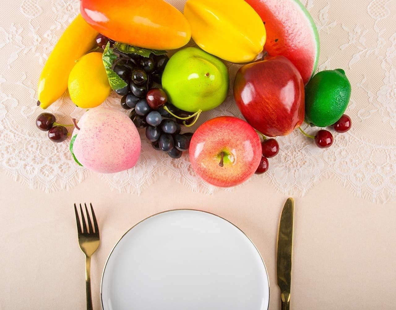 Toopify 40 Pcs Artificial Fruits Pack