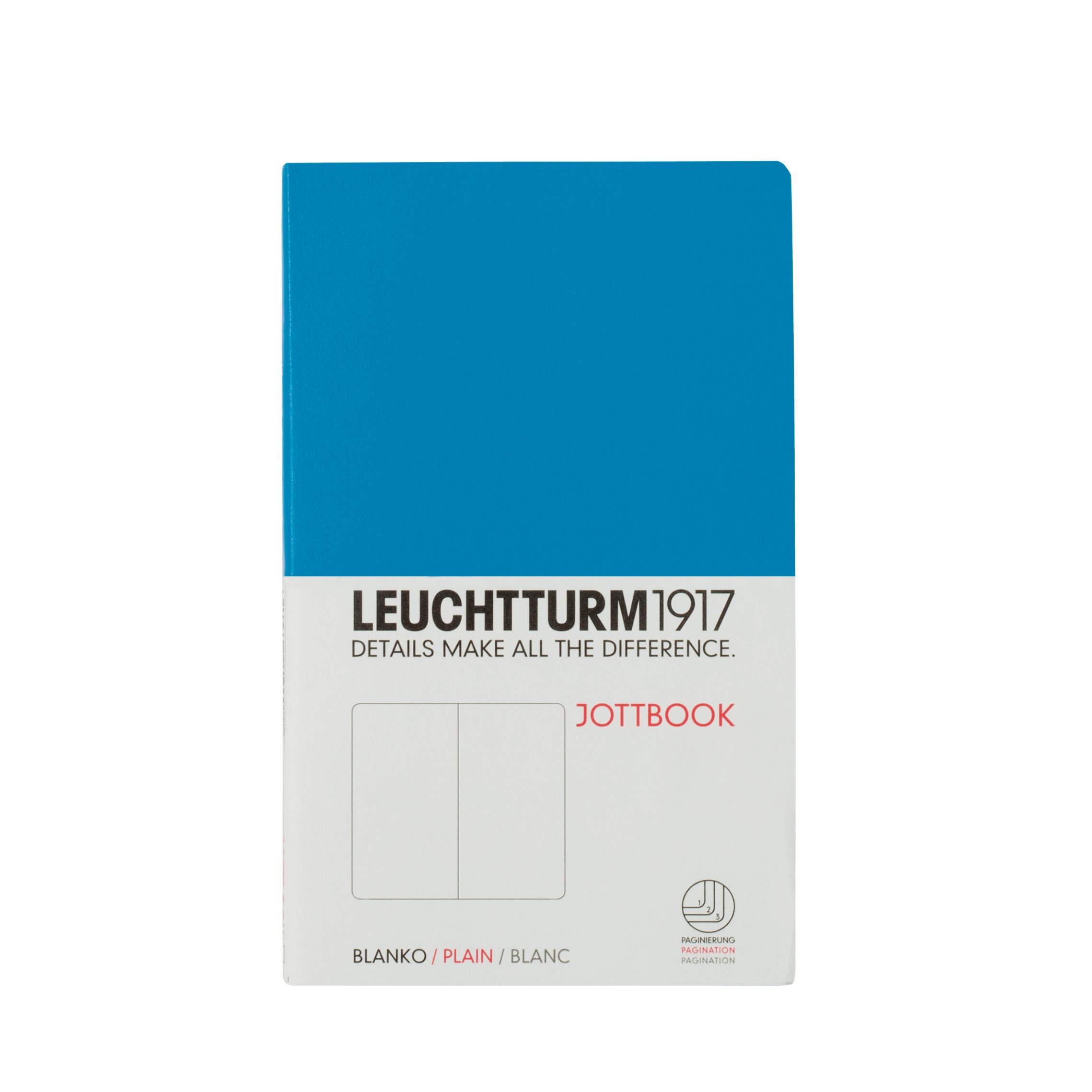 Leuchtturm1917349339 Note Book, 60 Pages Pocket A6 Blank Azure