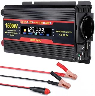 1500 W Wechselrichter, 12 V, 220 V, Trafo, Zigarettenanzünder, Konverter