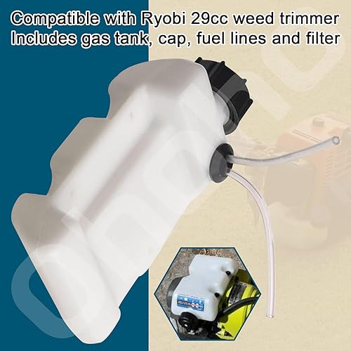 Miniatura 7 de 308682055 3075702 - Conjunto de depósito de combustible para recortadora Ryobi RY251PH, RY254BC, RY253SS, RY251PHVNM, RY252CS, RY252CSVNM |