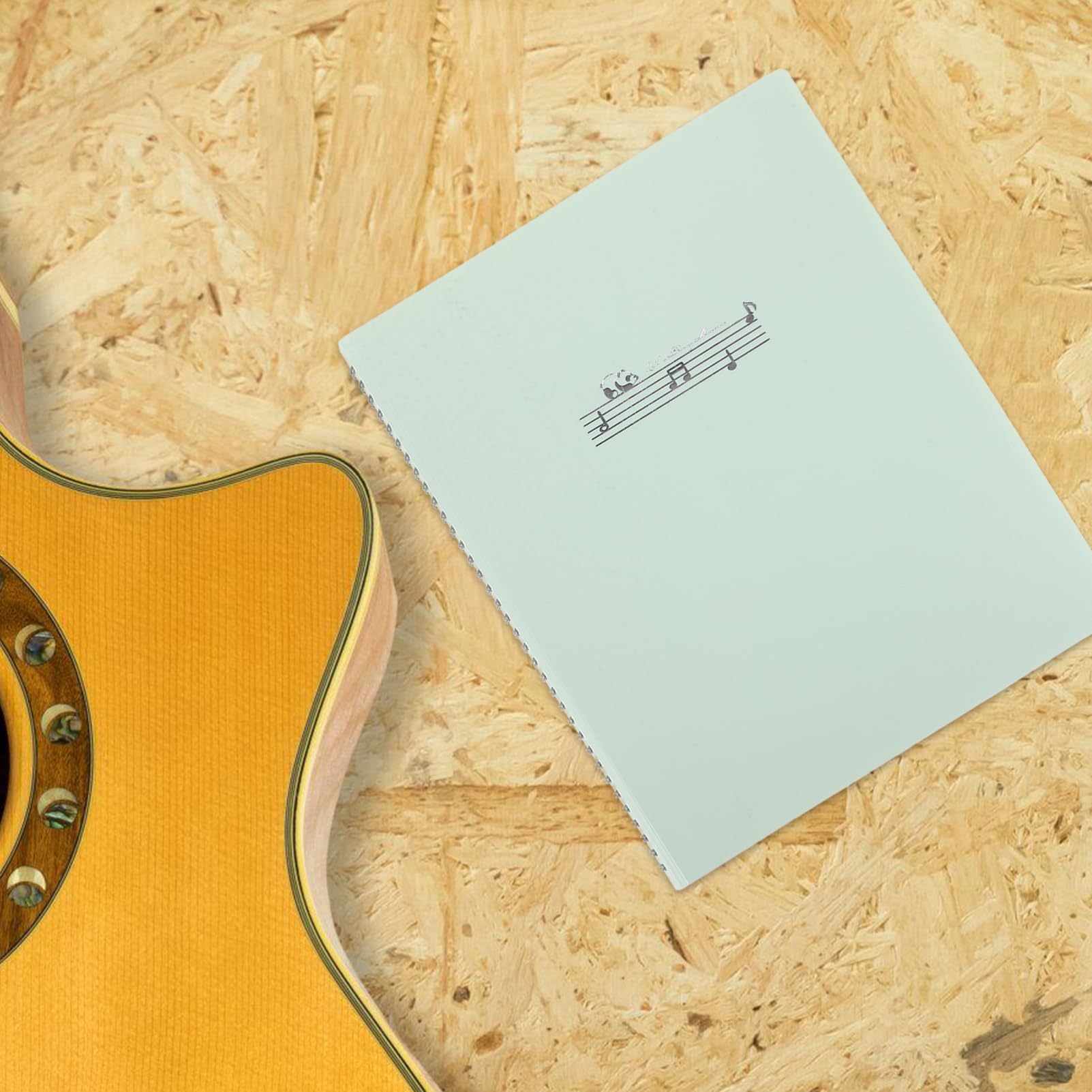 Carpeta de Partituras A4 Transparente Tapa Abatible 2 Unidades | Pp, Guarda Numerosas Hojas A4, para Estudiantes y Músicos, Uso Versátil Revistas y Partituras