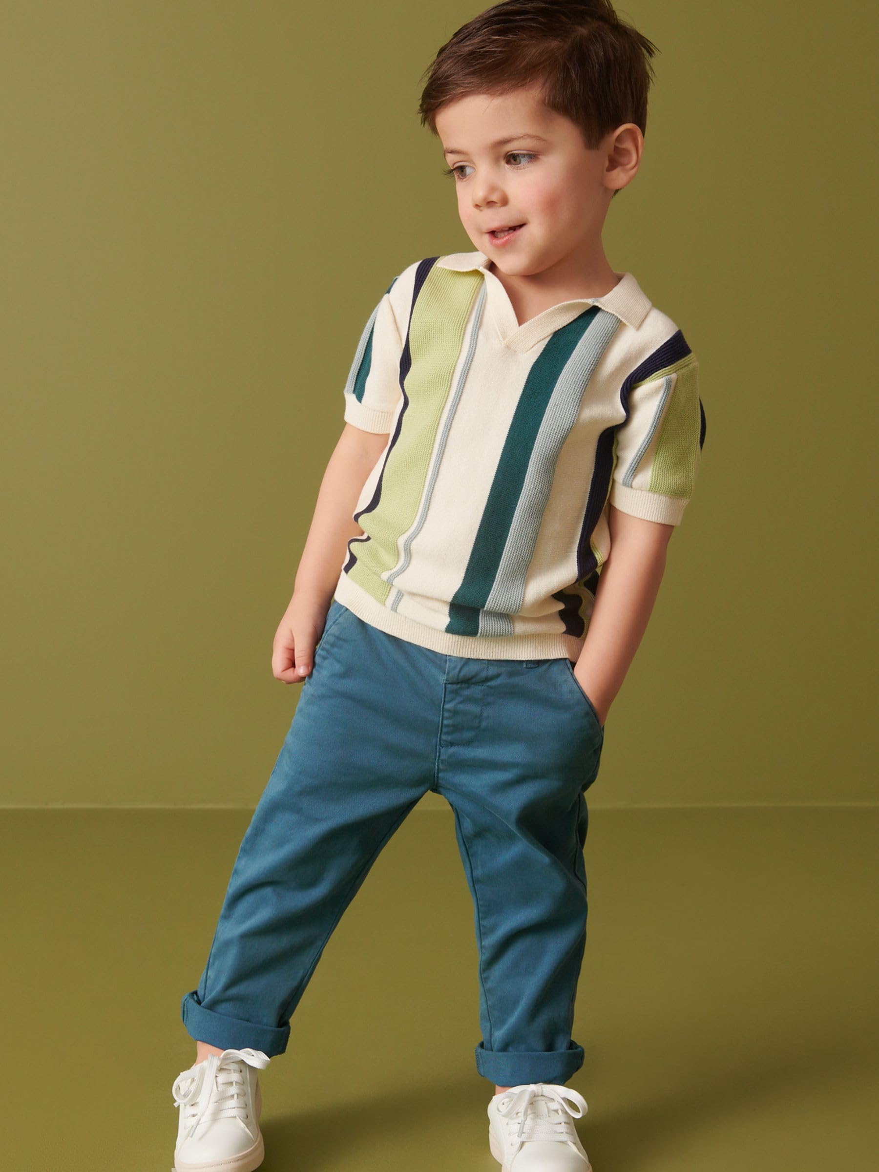 NEXT Garçon Pantalon Chino Stretch