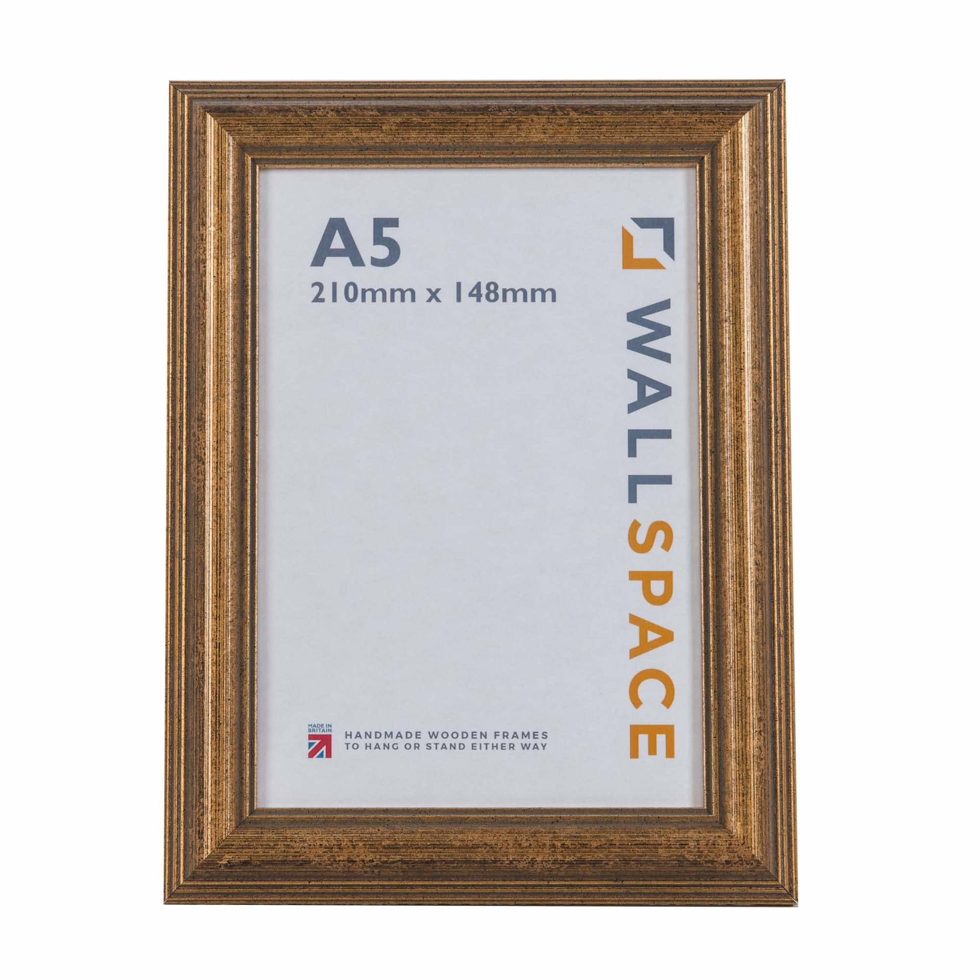 Wall Space A5 Antique Gold Picture Frame - Image 2