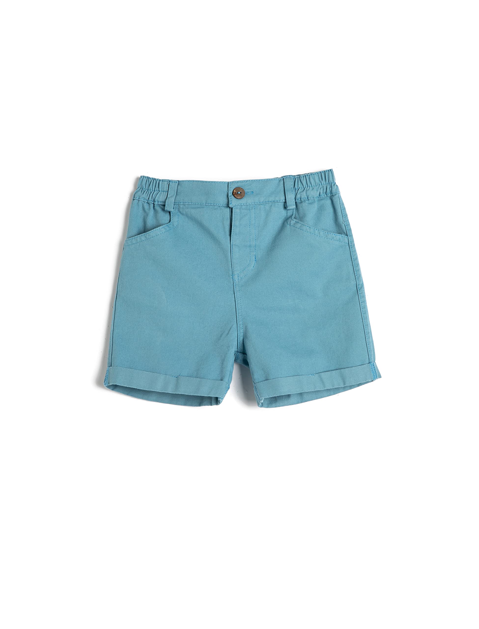 Pantalones cortos para bebés con cintura elástica Koton para días de parque 4