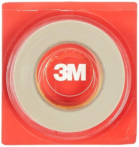 3M Cinta de tela de vidrio 361, blanca, 1 in x 60 yardas, 6.4 mil
