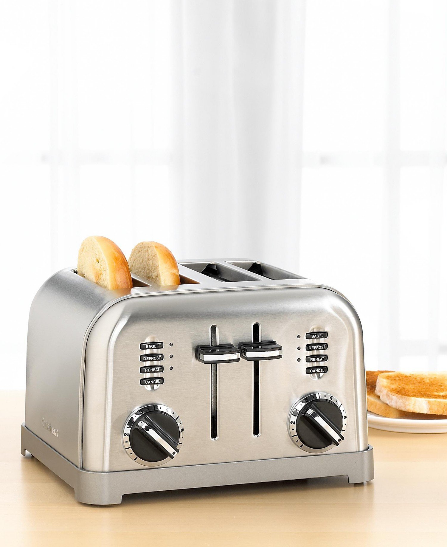 CPT%2D180FR Classic Brushed 4%2DSlice Toaster %2D Factory Refurbished%2D Stainless Steel