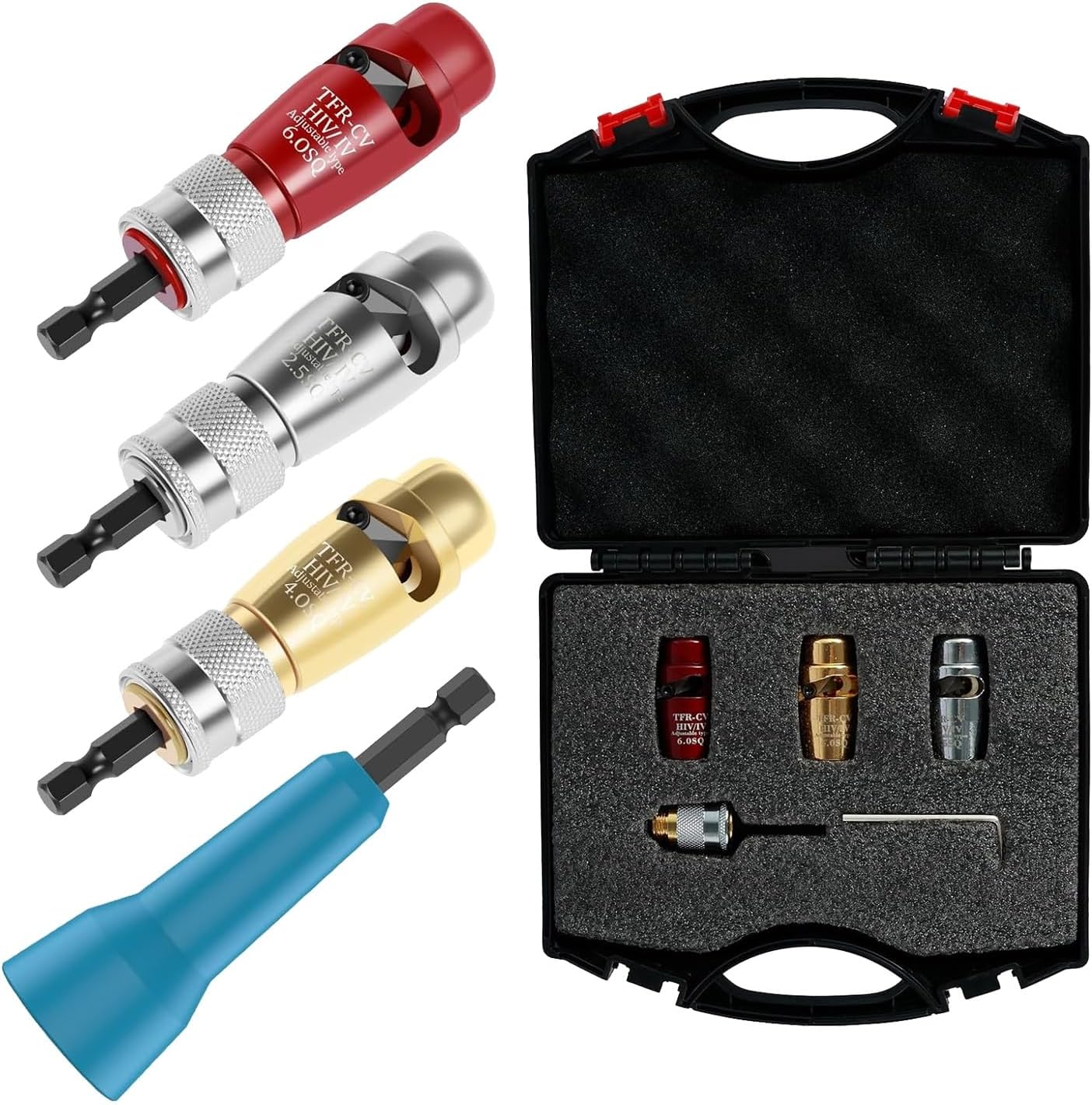 Wire Twister Tool for Drill, 3 Pcs Cable Wire Stripper and