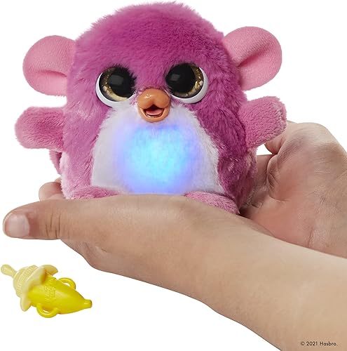 Miniatura 6 de FurReal Fuzzalots Monkey - Juguete de alimentación interactivo que cambia de color, luces y sonidos, a partir de 4 años