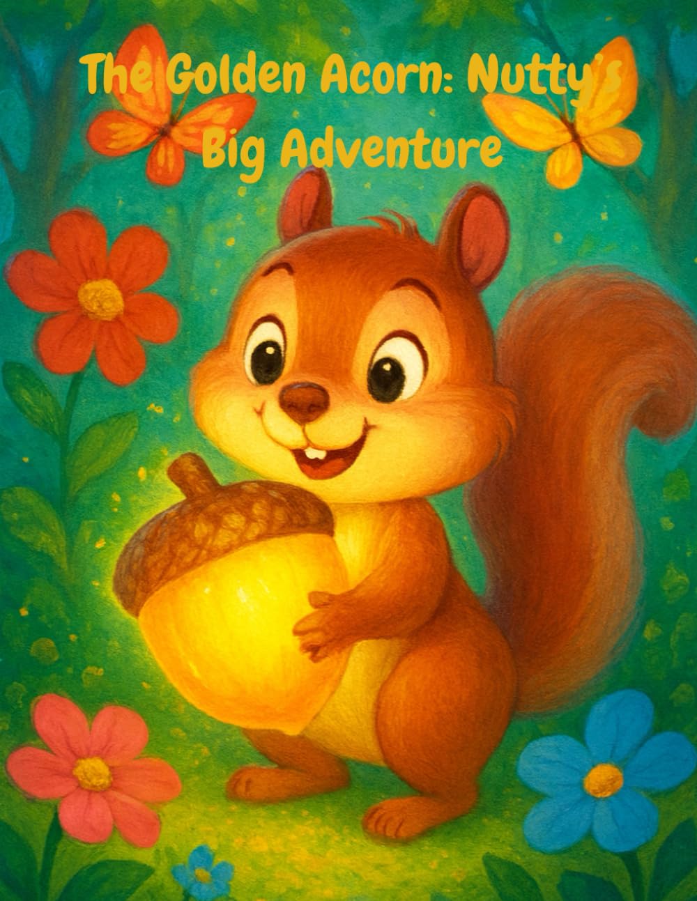 The Golden Acorn: Nutty’s Big Adventure: A Fun Coloring Storybook for Kids Ages 4-8 about Teamwork and Friendship