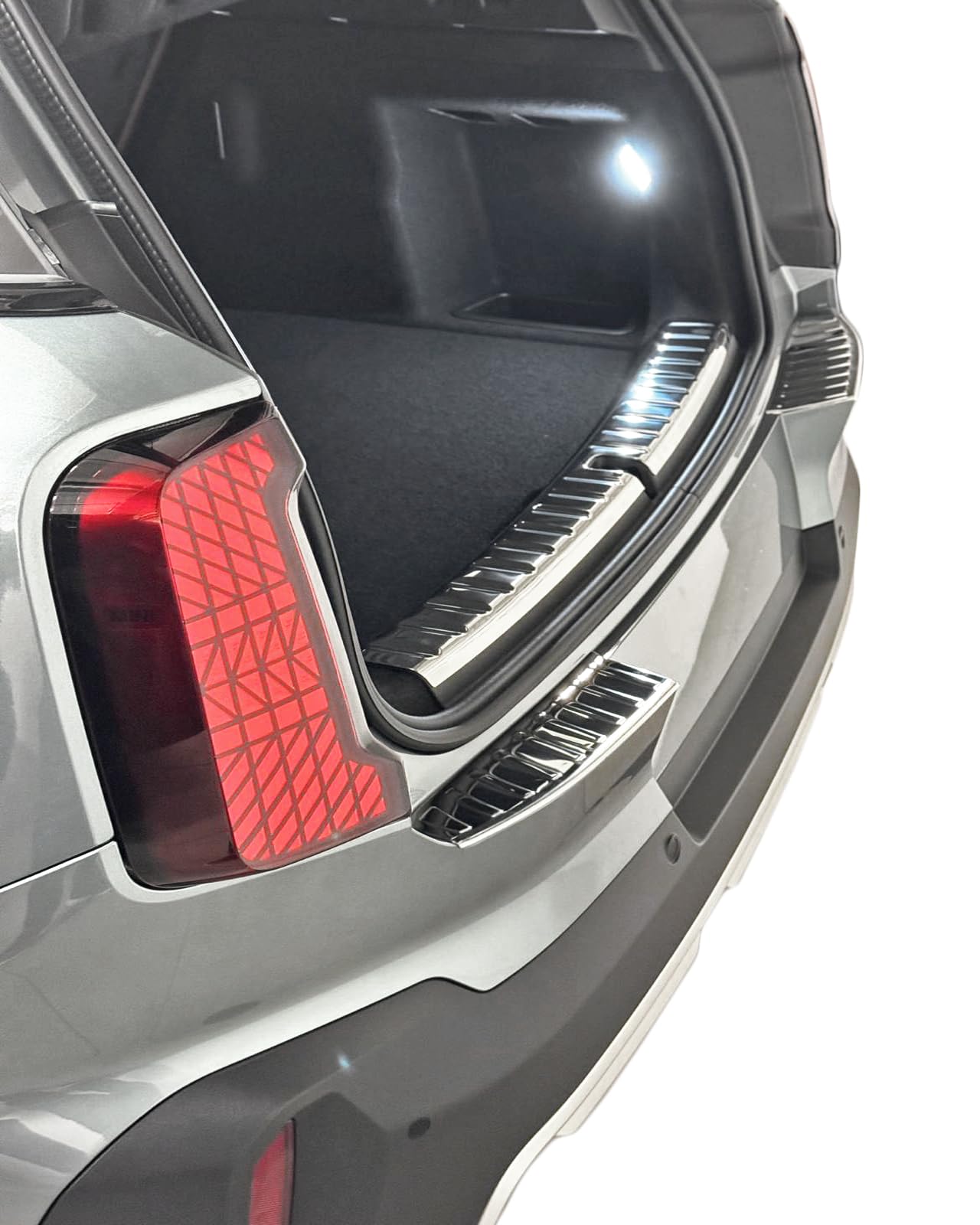 RECAMBO Protector de parachoques de acero inoxidable, apto para Mini Countryman, U25, año de fabricación a partir de 2023, juego de 2 piezas en acabado cromado pulido para parachoques interior y