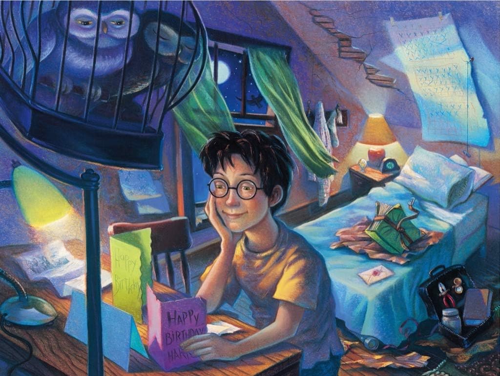 New York Puzzle Company - Harry Potter Counting The Days - 500 Piece Jigsaw Puzzle