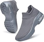 YHOON Chaussures de marche pour femmes - Sneakers de chaussettes femmes travail infirmier Air Chaussures de jogging à la course à pied en mode Coussin Mesh Casual