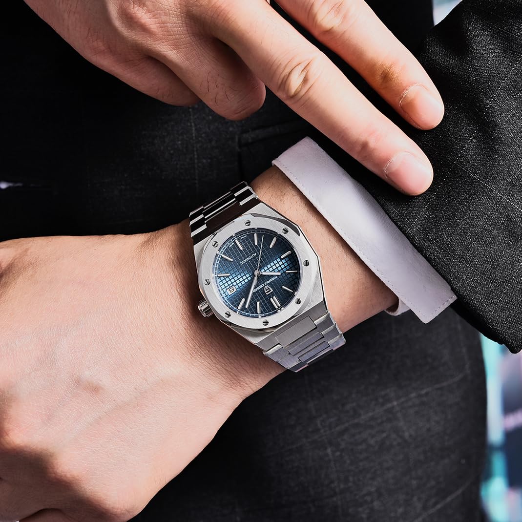 Pagani Design herrenuhr automatik Japanische Miyota Uhrwerk Klassische Edelstahl 40mm Saphirglas 100M Wasserdicht Geschäfts Herrenuhren