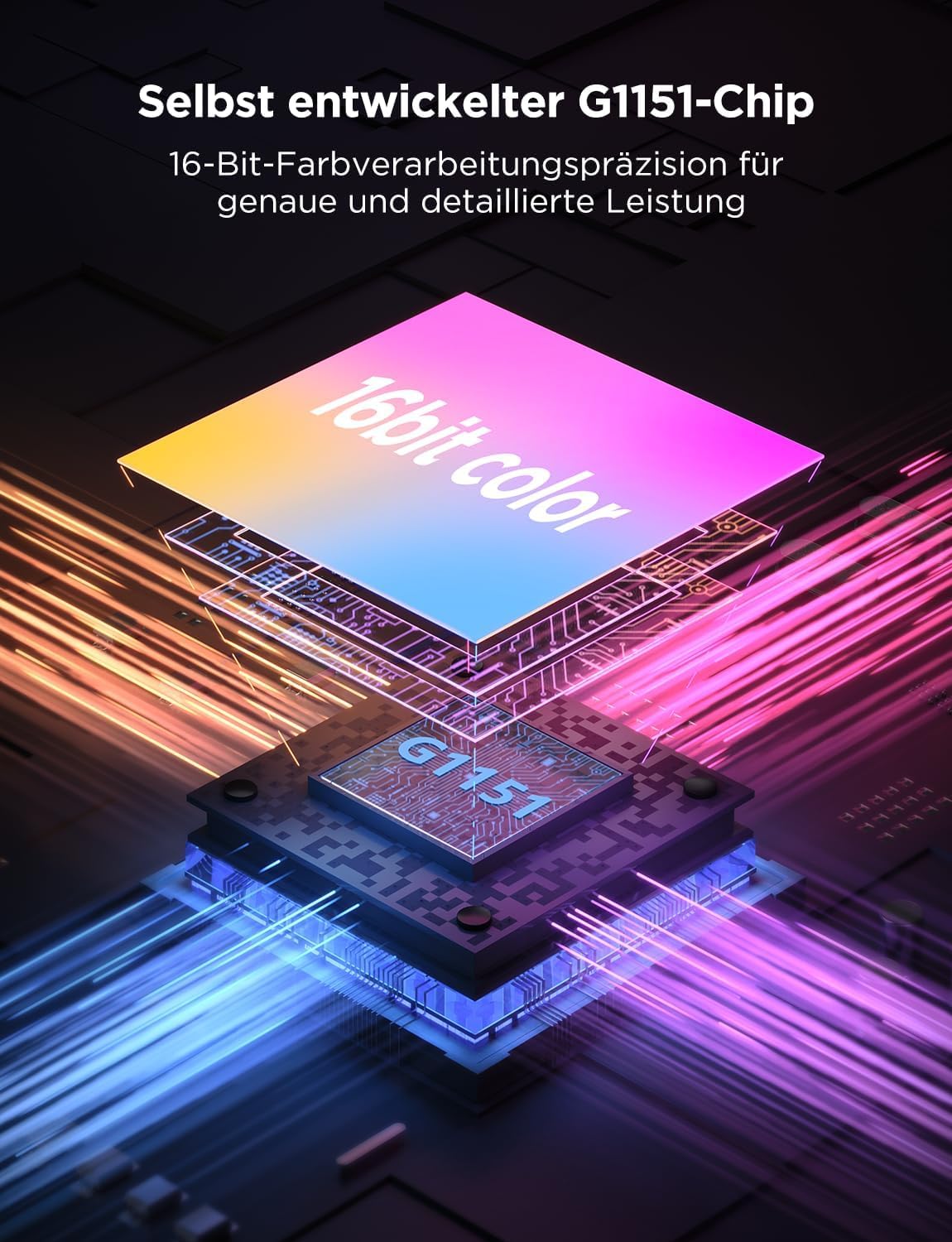 Govee LED Strip Light 2 Pro 10m, Smart RGBIC mit weißes Licht, LED Streifen Funktioniert mit Matter und Google Assistant, DIY-Farbe, App-Steuerung mit Musik Sync, für Wohnzimmer Schlafzimmer