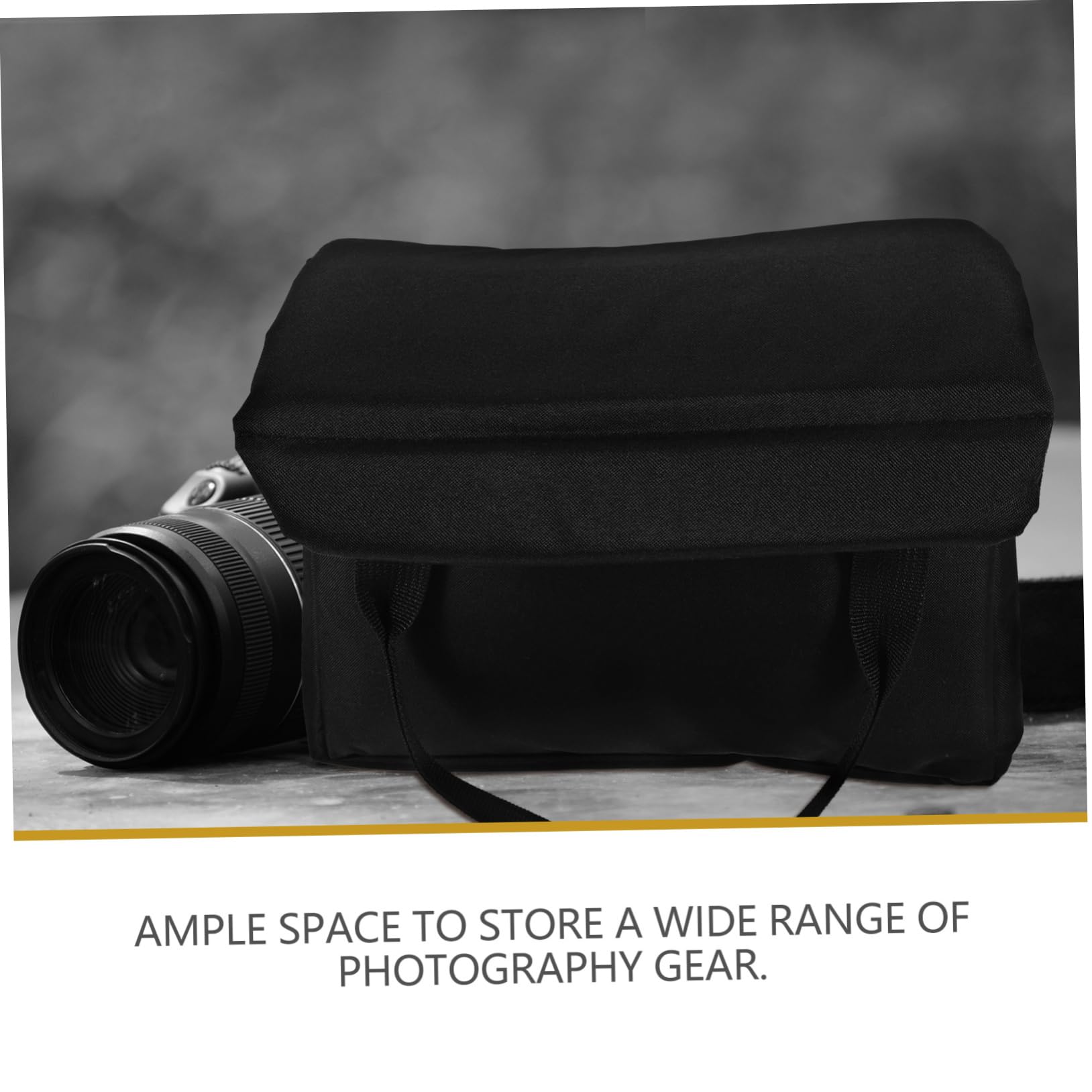 Artibetter Custodia Imbottita per Fotocamera Scomparti Regolabili Borsa Pieghevole in Poliestere per Attrezzatura Fotografica