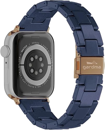 Correa de resina de lujo compatible con Apple Watch, ligera, compatible con correas de Apple Watch para mujeres y hombres, correas para iWatch,