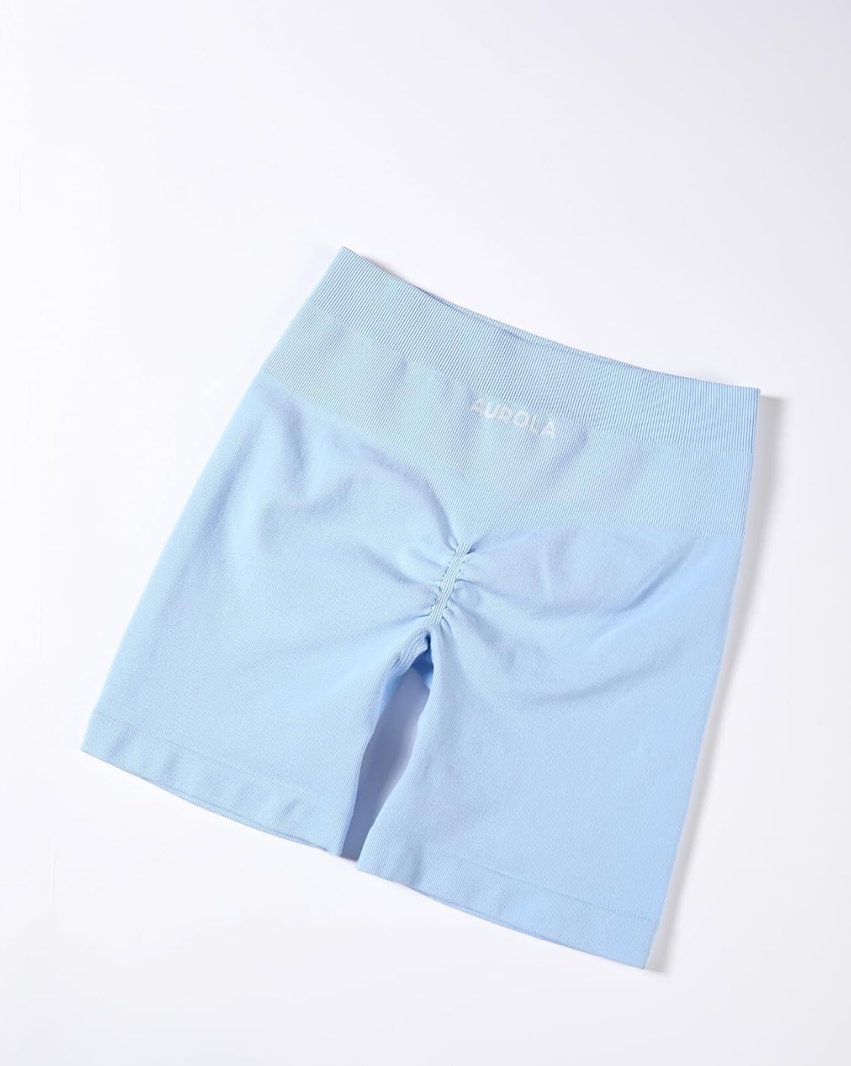 AUROLA Power Workout Shorts for Women Tummy Control Squat Proof Ribbed Thick Seamless Scrunch Active Short - Image 3