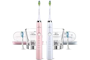 Philips Sonicare Diamond Clean Rechargeable Toothbrush for Complete Oral Care in Pink