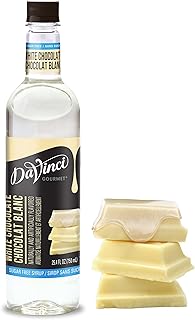 DaVinci Gourmet Sugar-Free White Chocolate Syrup, 25.4 Fluid Ounces (Pack of 1)